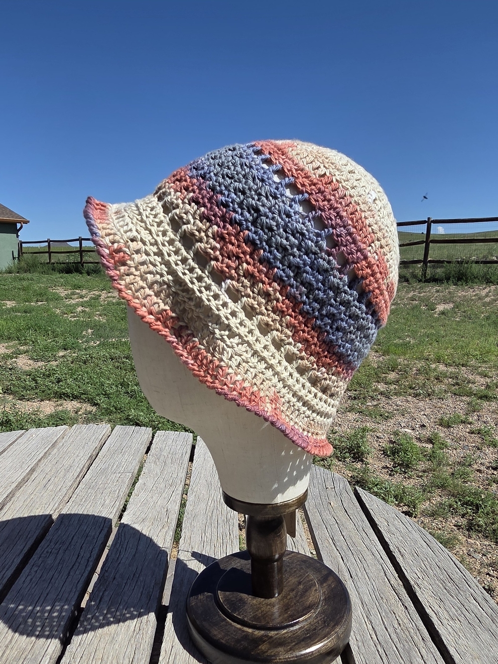 Artisan Handmade Comfy Crochet 100% Cotton Boho Bucket Hat